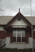 111 MAIN AVE (ST), a Prairie School library, built in Kaukauna, Wisconsin in 1905.