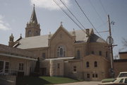 309 DESNOYER ST, a Late Gothic Revival church, built in Kaukauna, Wisconsin in 1914.