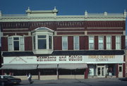 124-128 E 3RD ST, a Italianate retail building, built in Kaukauna, Wisconsin in 1901.