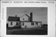 4 MI. W OF HORTONVILLE ON COUNTY HIGHWAY TT 4 MI. W OF HORTONVILLE ON COUNTY HIGHWAY TT, a Astylistic Utilitarian Building dairy processing facility, built in Hortonia, Wisconsin in 1895.