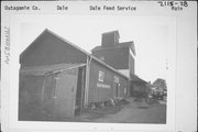 MAIN ST, a Astylistic Utilitarian Building grain elevator/feed mill, built in Dale, Wisconsin in 1910.