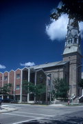 216 W MAIN ST, a Romanesque Revival church, built in Madison, Wisconsin in 1857.