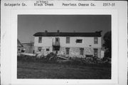 COUNTY TRUNK A, 5 MILES EAST OF SHIOCTON, a Astylistic Utilitarian Building cheese factory, built in Black Creek, Wisconsin in 1919.