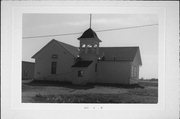 COUNTY HIGHWAY X, WEST SIDE, 1/2 MILE NORTH OF E NICHOLS RD, a Gabled Ell city/town/village hall/auditorium, built in Cicero, Wisconsin in .