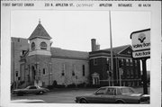 233 North Appleton Street, a Early Gothic Revival church, built in Appleton, Wisconsin in 1900.