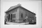 MAPLE ST AND OAK ST, SW CORNER, a Neoclassical/Beaux Arts meeting hall, built in Black Creek, Wisconsin in 1913.