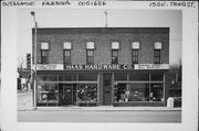 153 E 3RD ST, a Commercial Vernacular large retail building, built in Kaukauna, Wisconsin in 1885.