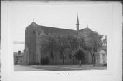 119 W 7TH ST, a Late Gothic Revival church, built in Kaukauna, Wisconsin in 1898.