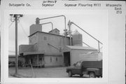 213 E WISCONSIN ST, a Astylistic Utilitarian Building mill, built in Seymour, Wisconsin in 1907.