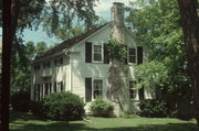 12116 N WAUWATOSA RD, a Greek Revival house, built in Mequon, Wisconsin in 1855.