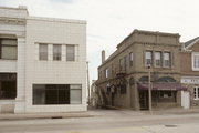 114 N FRANKLIN ST, a Romanesque Revival tavern/bar, built in Port Washington, Wisconsin in 1907.