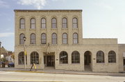 308-312 N FRANKLIN ST, a Italianate lodging-hotel, built in Port Washington, Wisconsin in 1855.
