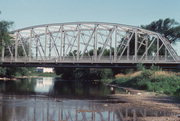 Green Bay Rd ove Milwaukee River, a NA (unknown or not a building) overhead truss bridge, built in Saukville, Wisconsin in 1928.