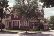 153-155 GREEN BAY RD, a Queen Anne house, built in Thiensville, Wisconsin in 1895.