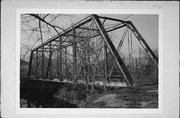 CEDAR CREEK, a NA (unknown or not a building) overhead truss bridge, built in Cedarburg, Wisconsin in 1907.