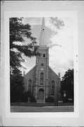 N45 W6105 HAMILTON RD, a Romanesque Revival church, built in Cedarburg, Wisconsin in 1870.