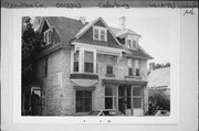 W61 N493 WASHINGTON AVE, a Queen Anne boarding house, built in Cedarburg, Wisconsin in 1885.