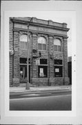 W62 N570 WASHINGTON AVE, a Romanesque Revival bank/financial institution, built in Cedarburg, Wisconsin in 1908.