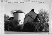4200 W COUNTY LINE RD, a Astylistic Utilitarian Building barn, built in Mequon, Wisconsin in 1960.