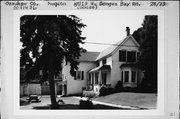 8519 W DONGES BAY RD, a Greek Revival house, built in Mequon, Wisconsin in 1860.