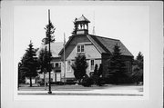 6006 W MEQUON RD, a Queen Anne school-one to six room, built in Mequon, Wisconsin in 1892.