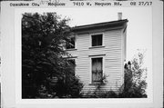 7410 W MEQUON RD / STATE HIGHWAY 167, a Gabled Ell house, built in Mequon, Wisconsin in 1860.