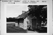 11401 W MEQUON RD / STATE HIGHWAY 167, a Astylistic Utilitarian Building summer kitchen, built in Mequon, Wisconsin in 1850.