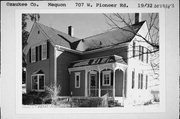 707 W PIONEER RD, a Gabled Ell house, built in Mequon, Wisconsin in 1870.