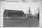 10926 N RANGE LINE RD, a Gabled Ell house, built in Mequon, Wisconsin in 1855.