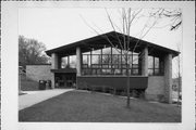 316 W GRAND AVE, a Usonian library, built in Port Washington, Wisconsin in 1961.