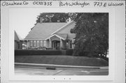 773 N WISCONSIN ST, a Arts and Crafts house, built in Port Washington, Wisconsin in 1918.