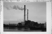 CA.146-150 S WISCONSIN ST, a Art Deco public utility/power plant/sewage/water, built in Port Washington, Wisconsin in 1935.