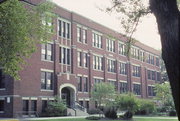 410 S 3RD ST, a Late Gothic Revival university or college building, built in River Falls, Wisconsin in 1914.