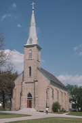 5958 ST MARTIN'S CIR, a Early Gothic Revival church, built in Springfield, Wisconsin in 1869.