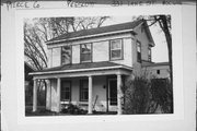 331 N LAKE ST, a Greek Revival house, built in Prescott, Wisconsin in 1855.