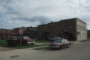 28-34 BRODHEAD ST, a Commercial Vernacular large retail building, built in Mazomanie, Wisconsin in 1891.