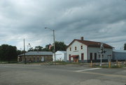 102 BRODHEAD ST, a Greek Revival depot, built in Mazomanie, Wisconsin in 1857.