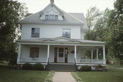 203 LACONIA ST, a Queen Anne house, built in Amherst, Wisconsin in 1904.