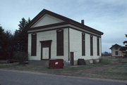 2700 MADISON AVE, a Greek Revival church, built in Plover, Wisconsin in 1862.