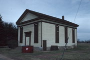 2700 MADISON AVE, a Greek Revival church, built in Plover, Wisconsin in 1862.