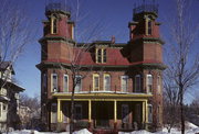 1416 MAIN ST, a Second Empire house, built in Stevens Point, Wisconsin in 1886.