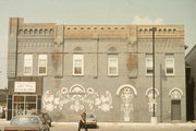 820-824 MAIN ST, a Romanesque Revival general store, built in Stevens Point, Wisconsin in 1896.