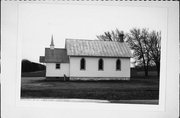 JUNCTION OF BADGER RD AND STATE HIGHWAY 54E, a Early Gothic Revival church, built in Lanark, Wisconsin in 1898.
