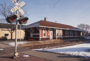 Middleton Depot, Chicago, Milwaukee, and St. Paul Railroad, a Building.