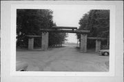 BUKOLT PARK ST, INTERSECTION WITH FRONT ST, a NA (unknown or not a building) fence/wall, built in Stevens Point, Wisconsin in 1940.