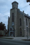 112 MCHENRY ST 112 MCHENRY ST, a Early Gothic Revival house of worship, built in Burlington, Wisconsin in 1854.