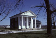 6409 NICHOLSON RD, a Greek Revival house, built in Caledonia, Wisconsin in 1853.