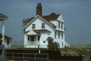 REICHERT CT, NORTH PIER AT ENTRANCE TO RACINE HARBOR, a Queen Anne light house, built in Racine, Wisconsin in 1866.