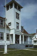 Racine Harbor Lighthouse and Life Saving Station, a Building.