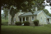 34108 OAK KNOLL RD, a Greek Revival house, built in Burlington, Wisconsin in 1858.